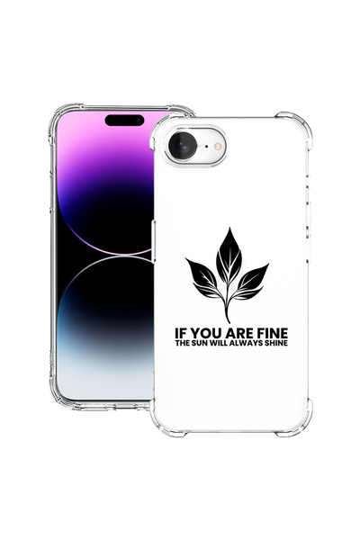 bestcase Anti Shock Back Case For Apple iPhone 16e, If you are fine, 1988231 ...