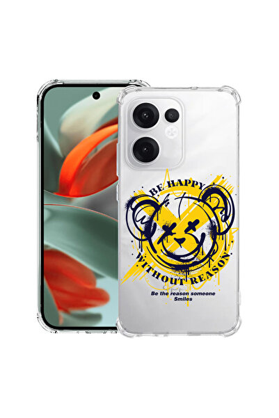 bestcase Carcasă spate antișoc pentru OPPO Reno13 F 5G, Teddy Bear Be Happy, ...