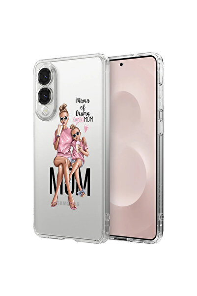 bestcase Carcasă spate antișoc pentru Samsung Galaxy S25 Edge, Girl Mom Mama ...