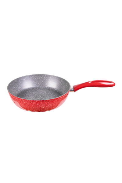 Voltz Deep frying pan Oliver OV54419A26D, 26 cm, Marble coating, Induction, Red