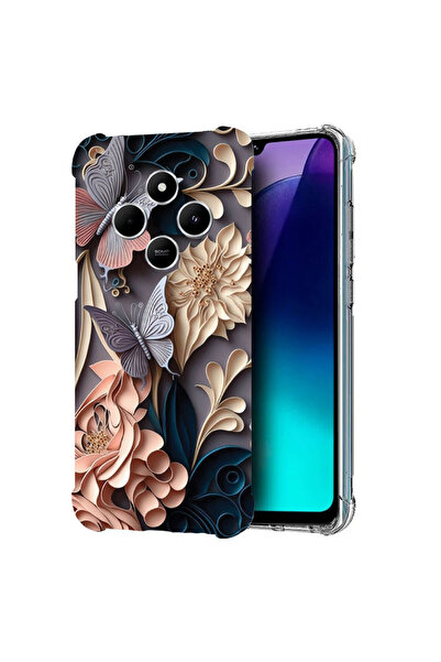 bestcase Carcasă spate antișoc pentru Poco C75 / Redmi 14C / A4, fluture, 199...