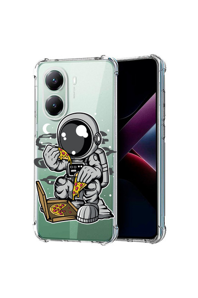 bestcase Carcasă spate antișoc pentru Poco X7 Pro 5G, Astronaut Pizza, 198823...