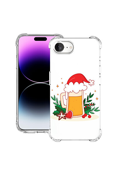 bestcase Carcasă spate antișoc pentru Apple iPhone 16e, Bere de Crăciun, 1988...