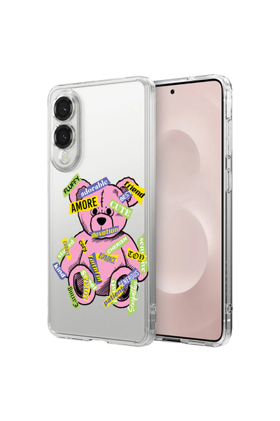 bestcase Carcasă spate antișoc pentru Samsung Galaxy S25 Edge, Teddy Bear Amo...