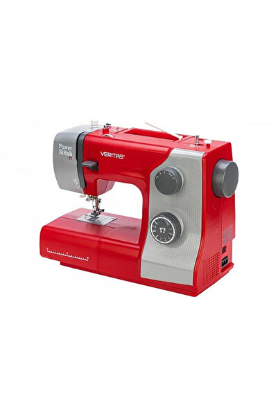 VERITAS Masina de cusut electromecanica Power Stitch 17, 19 Programe, 850 Imp/Min, 90W, Rosu