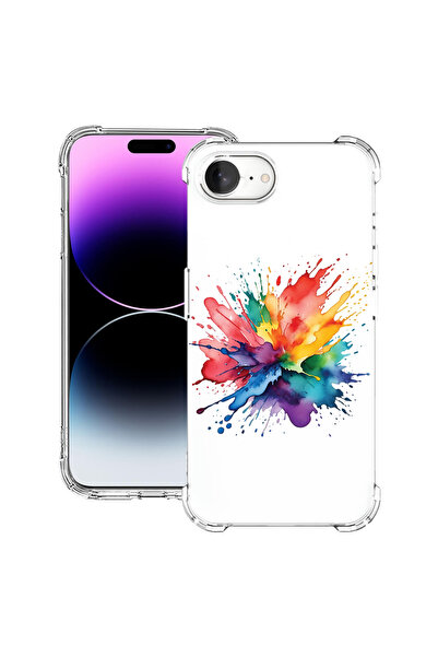 bestcase Αντικραδασμική πίσω θήκη για Apple iPhone 16e, Color Splash, 1988231...