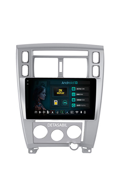 HUB64 Navigatie 2K Hyundai Tucson (2004-2009), 8GB RAM, Android 13, Octacore,...