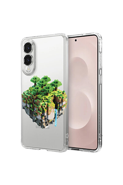 bestcase Carcasă spate antișoc pentru Samsung Galaxy S25 Edge, Minecraft, 198...