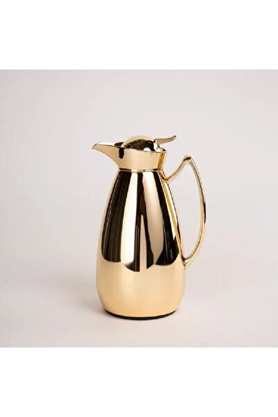 Dallaty Full gold steel vacuum flask with gold mic 1L