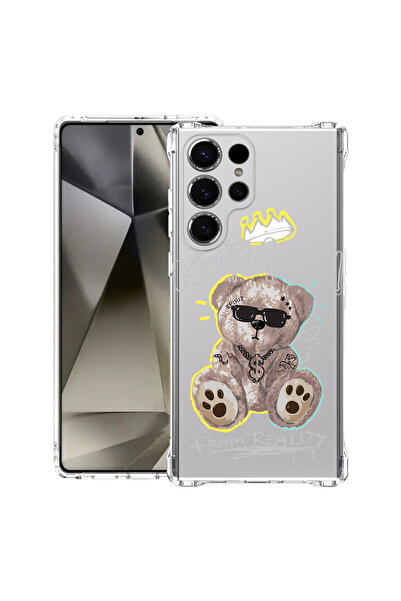 bestcase Carcasă spate antișoc pentru Samsung Galaxy S25 Ultra, Teddy Bear Ke...