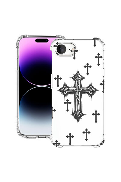 bestcase Carcasă spate antișoc pentru Apple iPhone 16e, Cross, 1988231 AS 1474