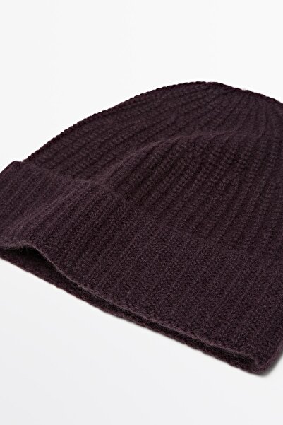 Massimo Dutti Fitilli %100 kaşmir bere