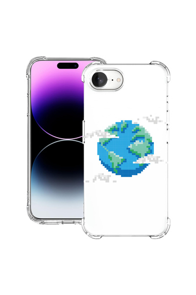 bestcase Carcasă spate antișoc pentru Apple iPhone 16e, Minecraft Earth, 1988...