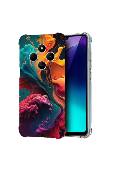 bestcase Carcasă spate antișoc pentru Poco C75 / Redmi 14C / A4, culori lichi...