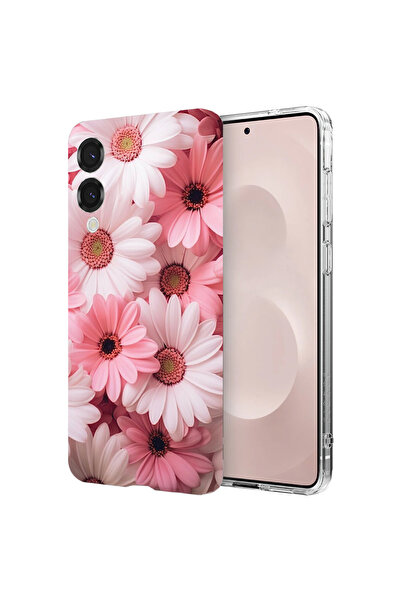 bestcase Αντικραδασμική θήκη πλάτης για Samsung Galaxy S25 Edge, ροζ μαργαρίτ...