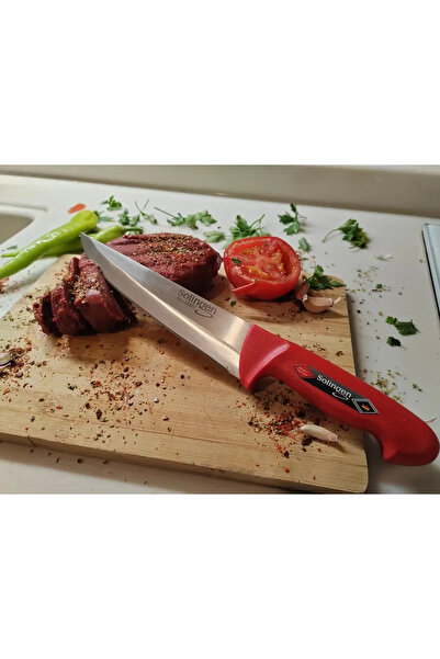KB SOLİNGEN Solingen No:4 Kırmızı Kasap(ET) Bıçağı
