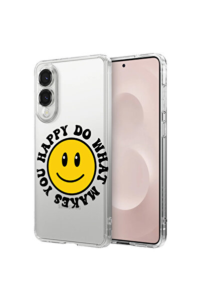 bestcase Carcasă spate antișoc pentru Samsung Galaxy S25 Edge, Happy Smiley, 1988287 AS 1813