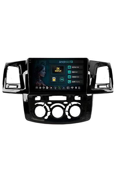 HUB64 Navigatie 2K Toyota Hilux (2008-2014) Clima Manuala,8GB RAM, Android 13...