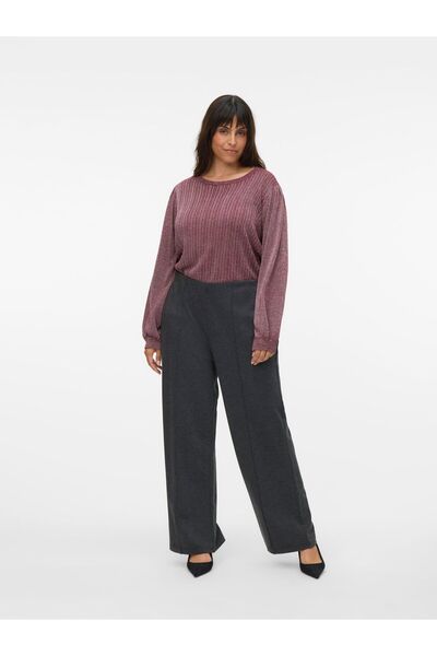 Veromoda Curve Hose mit weitem Beinschnitt VMCEVA Hohe Taille Hose