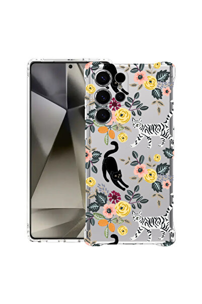 bestcase Anti Shock Back Case For Samsung Galaxy S25 Ultra, Cat Pattern, 1966...