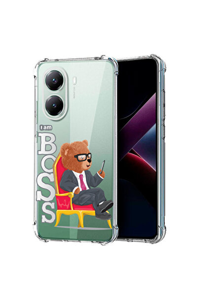 bestcase Carcasă spate antișoc pentru Poco X7 Pro 5G, Teddy Bear - I'm Boss, ...