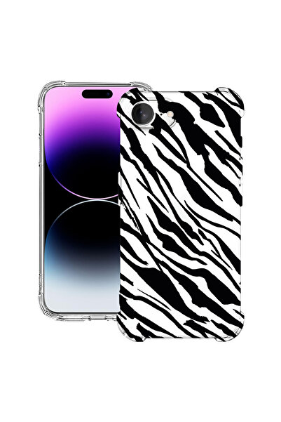 bestcase Carcasă spate antișoc pentru Apple iPhone 16e, model zebră, 1988231 ...