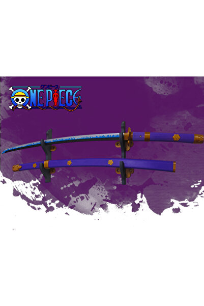 GRAT3D Zoro Enma V2 Katana 115 cm | One Piece | Sabit Model | Kın Dahil | Stand Hediye