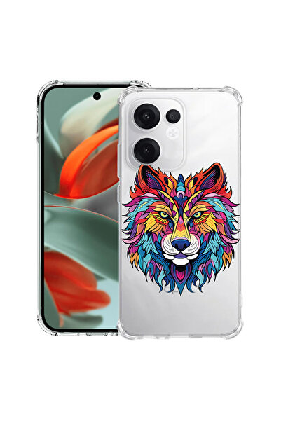 bestcase Carcasă spate antișoc pentru OPPO Reno13 F 5G, Dream Colors - Wolf, ...