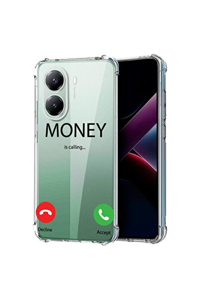 bestcase Αντικραδασμική θήκη πλάτης για Poco X7 Pro 5G, Money Is Calling, 198...