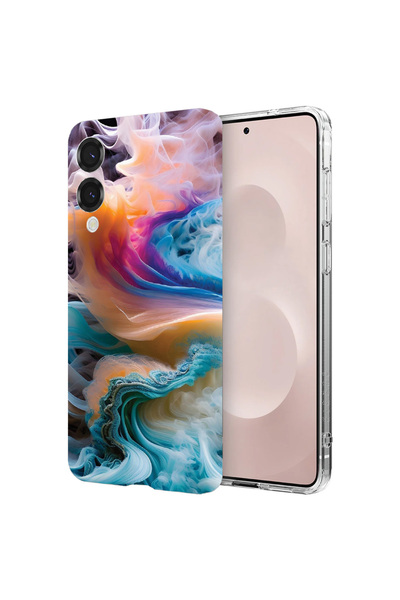 bestcase Carcasă spate antișoc pentru Samsung Galaxy S25 Edge, culori lichide...