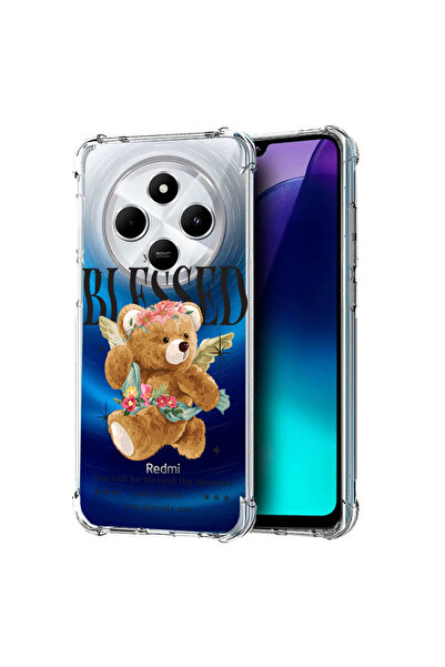 bestcase Carcasă spate antișoc pentru Poco C75 / Redmi 14C / A4, Teddy Bear B...