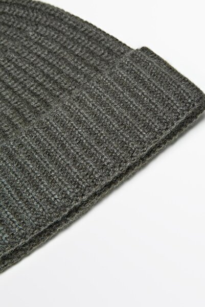 Massimo Dutti Fitilli %100 kaşmir bere