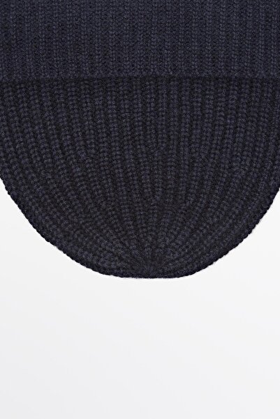 Massimo Dutti Fitilli %100 kaşmir bere