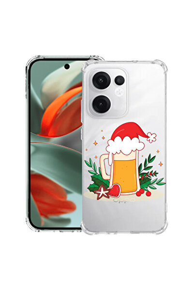 bestcase Carcasă spate antișoc pentru telefonul Nothing (3a), Bere de Crăciun...