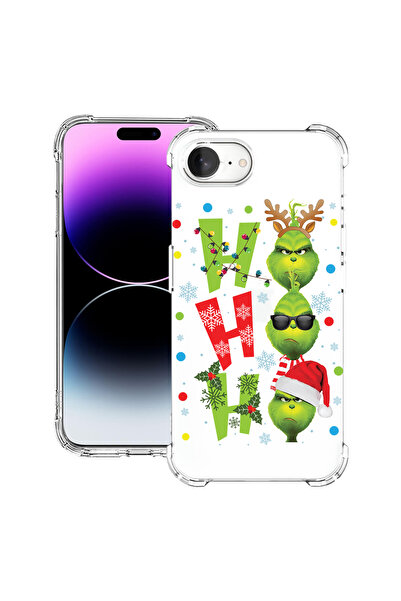 bestcase Αντικραδασμική θήκη πλάτης για Apple iPhone 16e, Grinches - Ho Ho Ho...