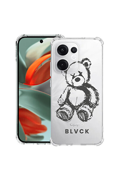bestcase Carcasă spate antișoc pentru OPPO Reno13 F 5G, Teddy Bear Blvck, 198...