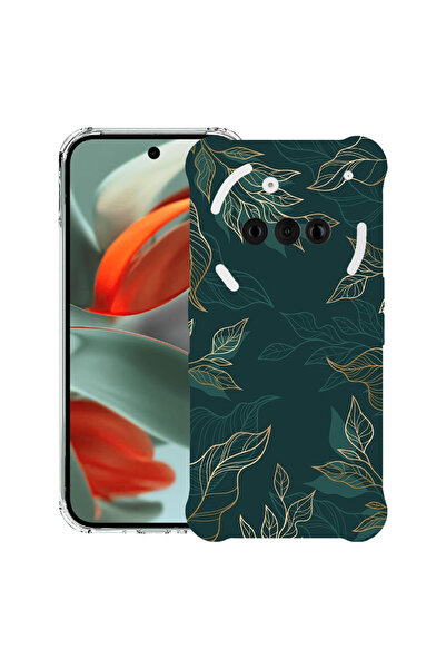 bestcase Αντικραδασμική θήκη πλάτης για τηλέφωνο (3a), πράσινα φτερά, 1988232...