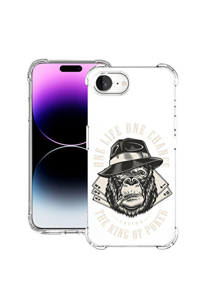 bestcase Carcasă spate antișoc pentru Apple iPhone 16e, King Mafia Monkey, 19...