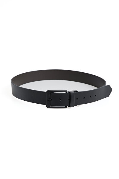 Garbalia Ανδρική ζώνη με περιστρεφόμενη πόρπη διπλής χρήσης σε μαύρο καφέ 2 χρώματα