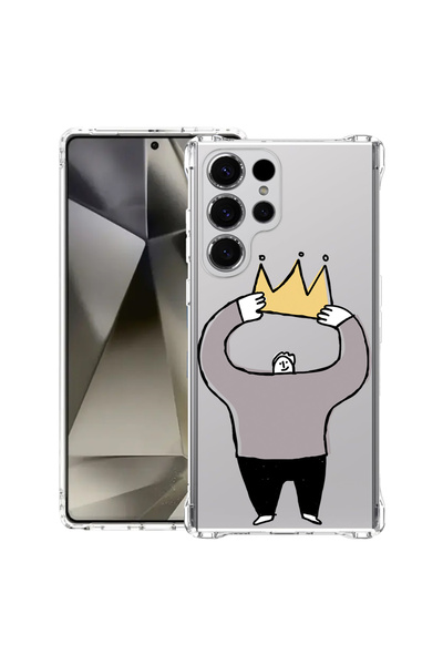 bestcase Αντικραδασμική θήκη πλάτης για Samsung Galaxy S25 Ultra, King, 19668...