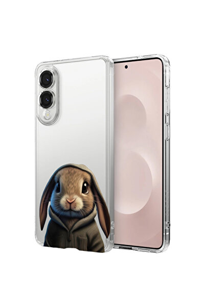 bestcase Anti Shock Back Case For Samsung Galaxy S25 Edge, Sweet Rabbit, 1988...