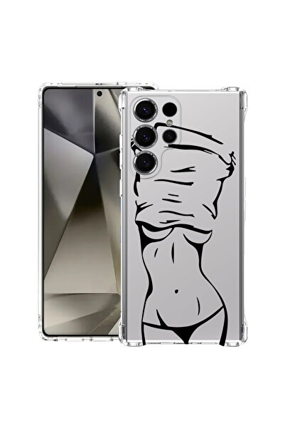 bestcase Carcasă spate antișoc pentru Samsung Galaxy S25 Ultra, model feminin...