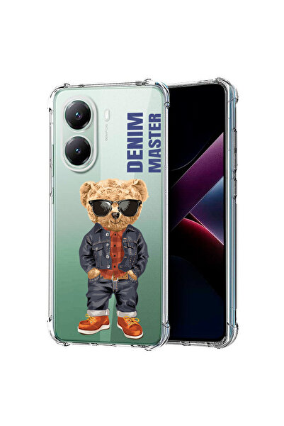 bestcase Удароустойчив калъф за Poco X7 Pro 5G, Denim Master - Теди Мече, 198...