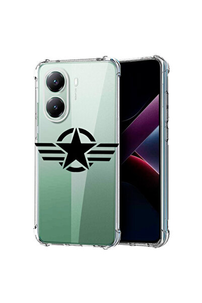 bestcase Αντικραδασμική θήκη πλάτης για Poco X7 Pro 5G, U.S. Army Star, 19882...