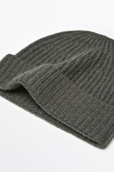 Massimo Dutti Fitilli %100 kaşmir bere