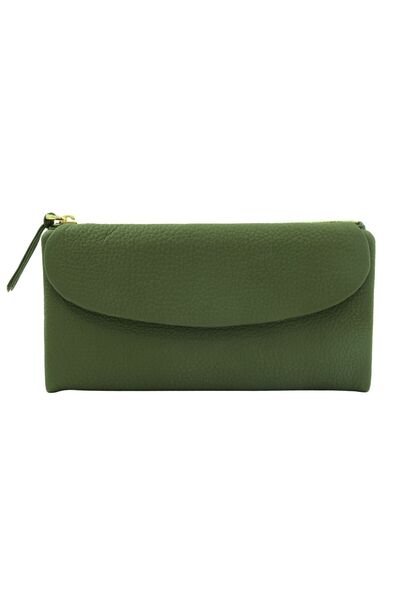 Meskanto Daisy Genuine Leather Women's Wallet with Phone Compartment