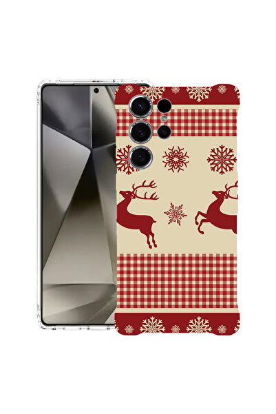 bestcase Αντικραδασμική θήκη πλάτης για Samsung Galaxy S25 Ultra, χριστουγενν...