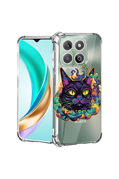 bestcase Carcasă spate antișoc pentru Honor X8C, Dream Colors - Black Cat, 19...