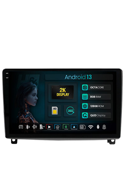 HUB64 Navigatie 2K Peugeot 407 (2004-2011), 8GB RAM, Android 13, Octacore, Sl...