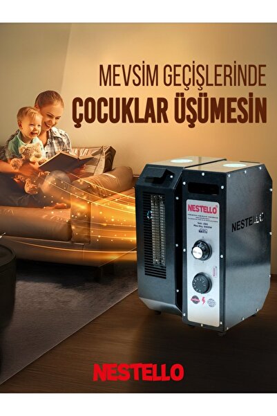 nestello 3400W Elektrikli Fanlı Isıtıcı